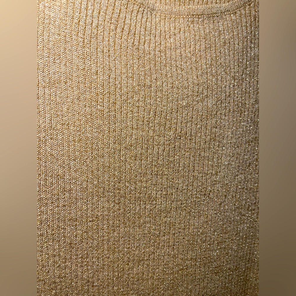 Gold Sleeveless Women's Tank Top XXL - Picture 3 of 5